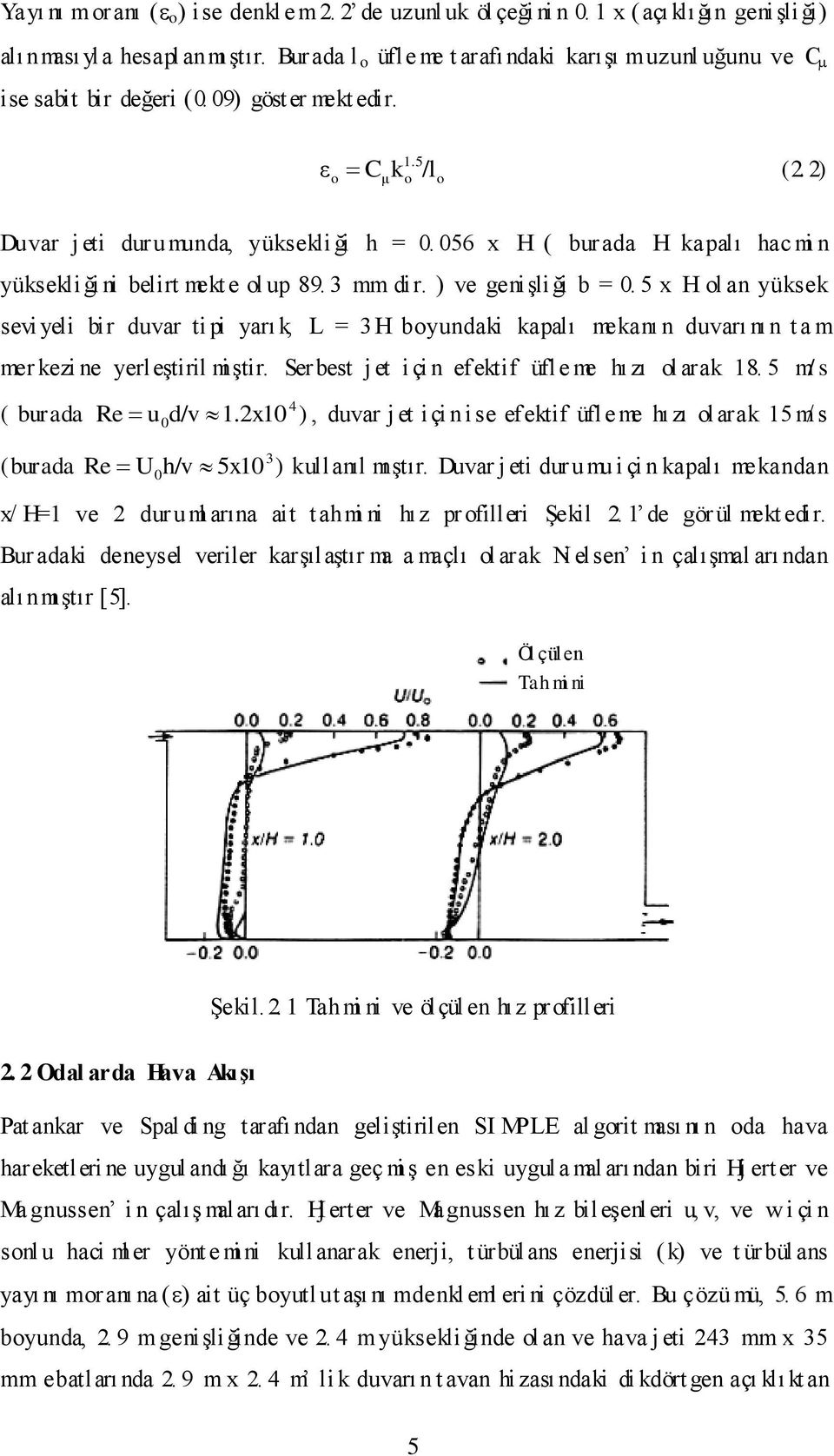 056 H ( burada H kapalı hac mi n yüksekli ği ni belirt mekt e l up 89. 3 mm dir. ) ve genişliği b = 0.