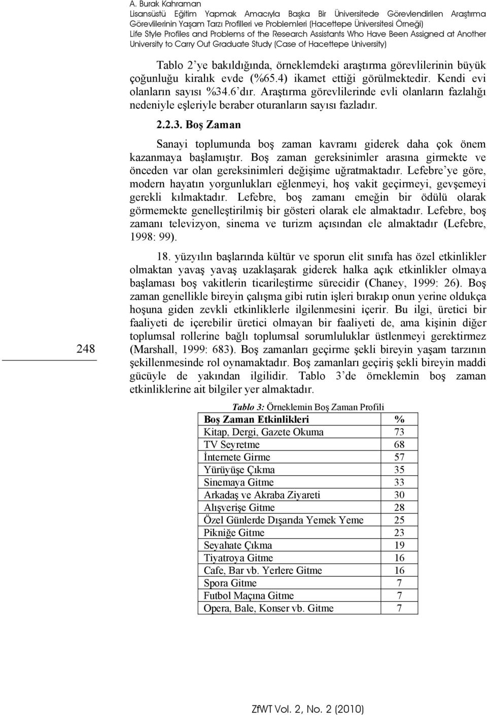 araştırma görevlilerinin büyük çoğunluğu kiralık evde (%65.4) ikamet ettiği görülmektedir. Kendi evi olanların sayısı %34.6 dır.