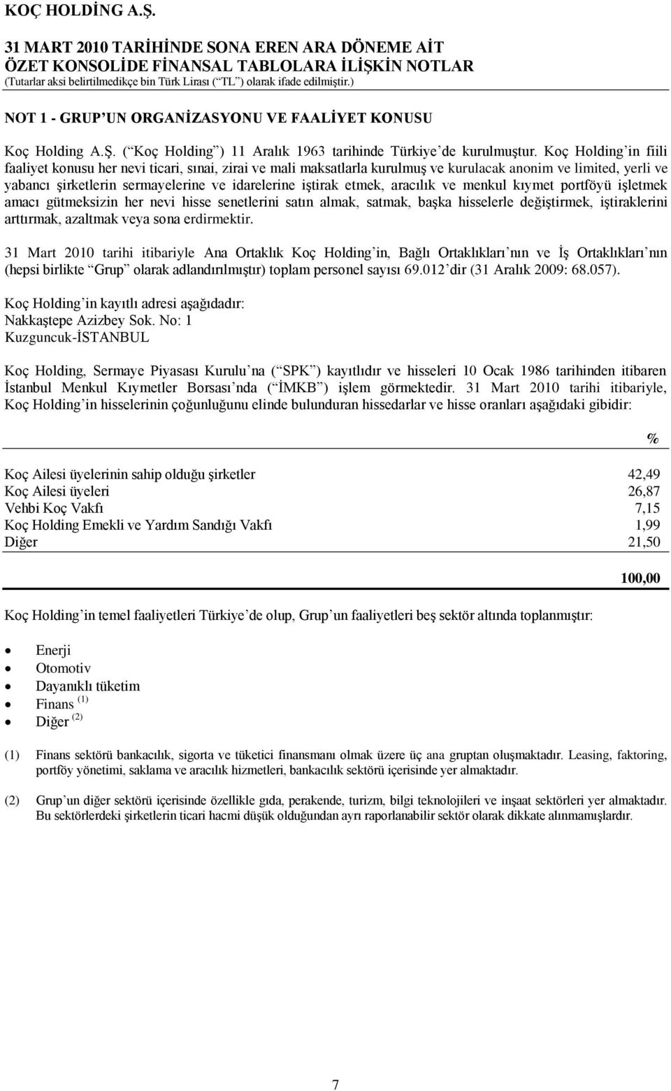 etmek, aracılık ve menkul kıymet portföyü iģletmek amacı gütmeksizin her nevi hisse senetlerini satın almak, satmak, baģka hisselerle değiģtirmek, iģtiraklerini arttırmak, azaltmak veya sona