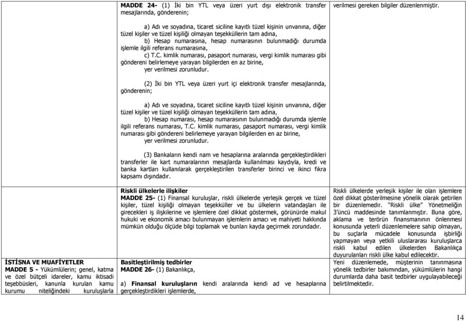 siciline kayıtlı tüzel kişinin unvanına, diğer tüzel kişiler ve tüzel kişiliği olmayan teşekküllerin tam adına, b) Hesap numarasına, hesap numarasının bulunmadığı durumda işlemle ilgili referans