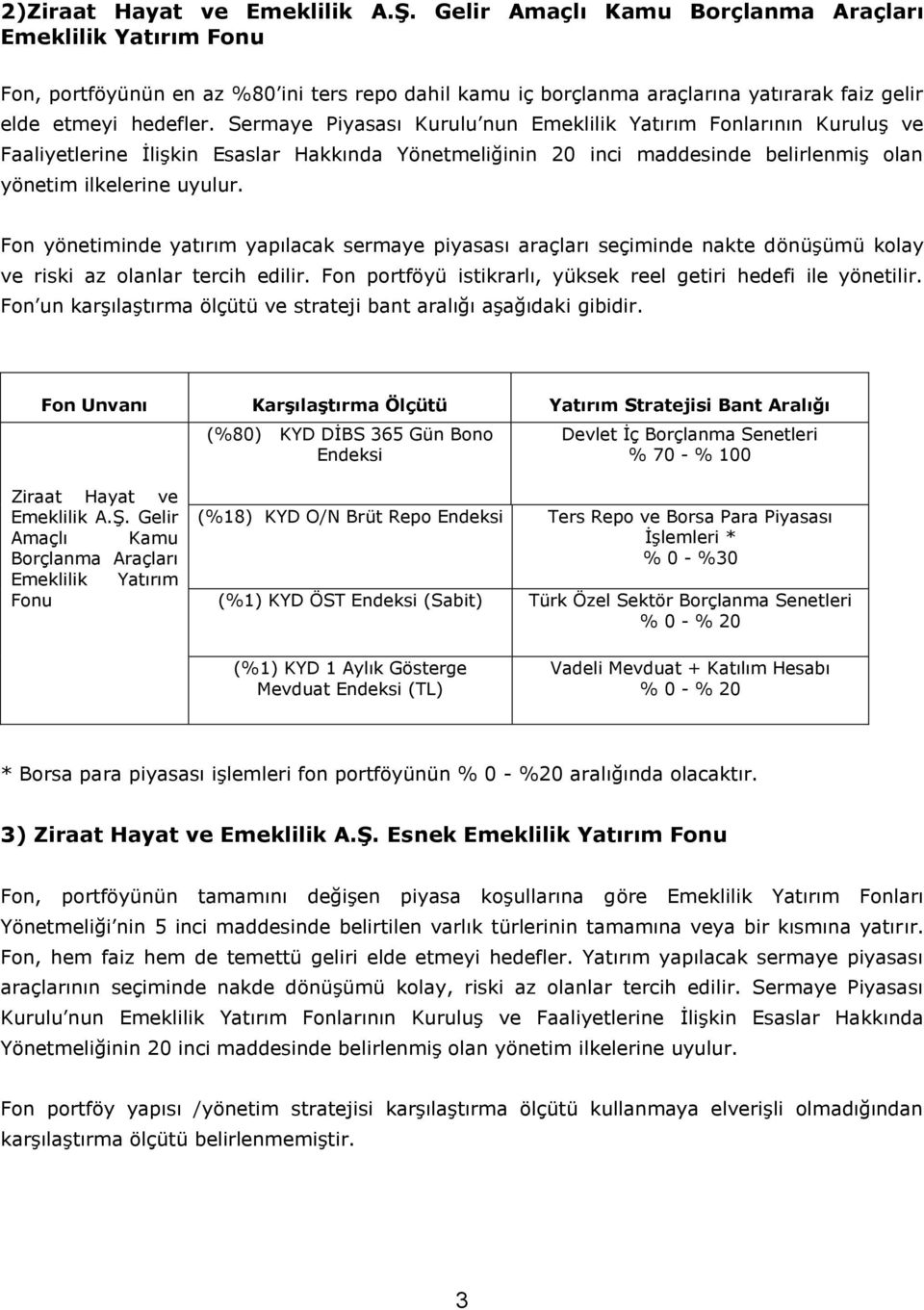 Sermaye Piyasası Kurulu nun Emeklilik Yatırım Fonlarının Kuruluş ve Faaliyetlerine İlişkin Esaslar Hakkında Yönetmeliğinin 20 inci maddesinde belirlenmiş olan yönetim ilkelerine uyulur.