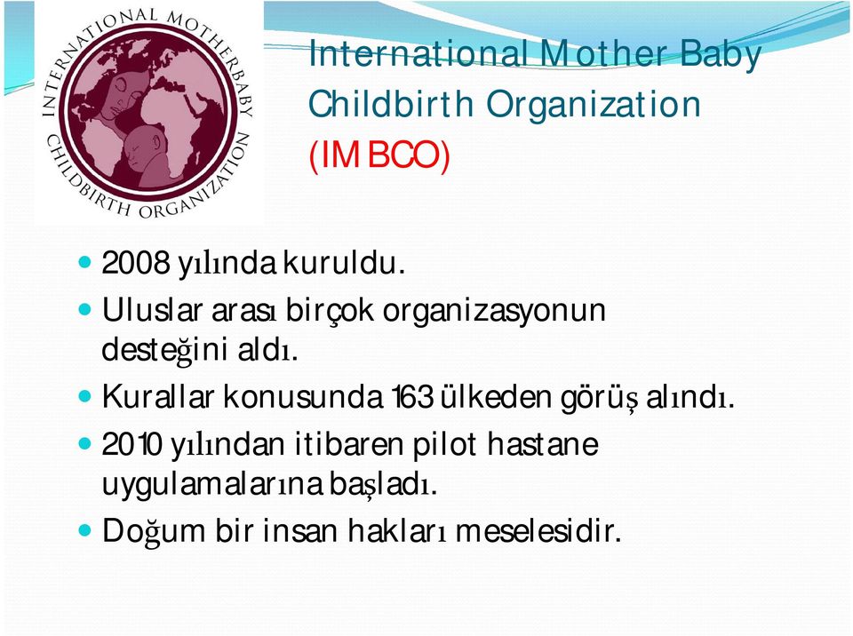 Kurallar konusunda 163 ülkeden görü al nd.