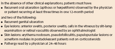 Behçet s Disease