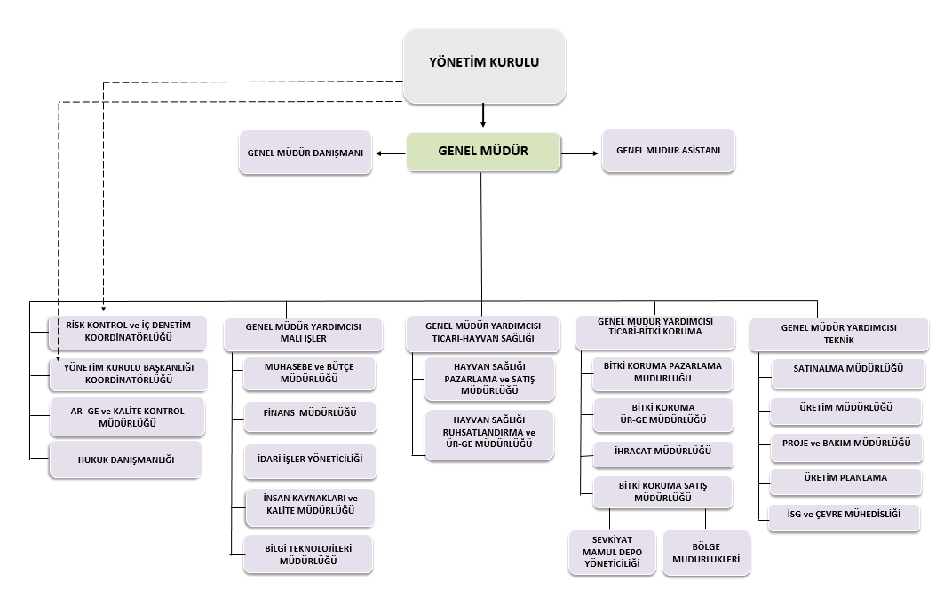 Sayfa No: 4 4. Şirketin Organizasyon Yapısı Dönem içinde; operasyonel verimlilik ve güçler dengelerini de dikkate alarak organizasyon yapısında bazı değişiklikler yapılmıştır.