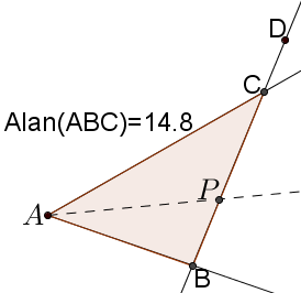 26 E. Çekmez Problemin grafiksel gösterimi Şekil 1 de resmedilmiştir. Şekil 1 içerisinde yer alan D noktası, P noktasından geçen keyfi doğruyu belirleyen ikinci noktadır.