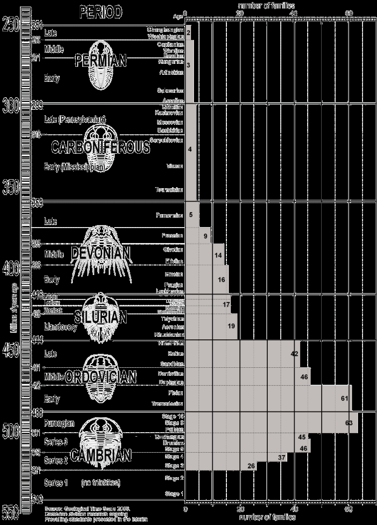 Paleozoyik te Trilobit