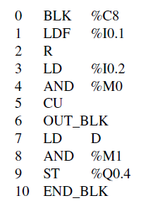 Komut List Dili Komut List dilinde yazılmış bir program, denetleyici tarafından sırayla