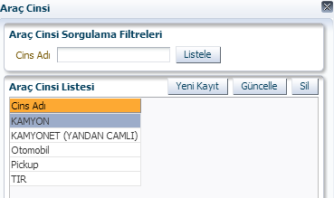 8.10.1 Departman Departmanların listelendiği menüdür. butonlarını kullanarak yeni bir departman ekleyebilir veya varolan departman üzerinde güncellemeler yapabilirsiniz.