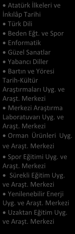 ÜNİVERSİTENİN AKADEMİK TEŞKİLAT ŞEMASI Rektör Senato Yönetim Kurulu Rektör Yardımcısı Rektör Yardımcısı Rektör Yardımcısı Fakülteler Enstitüler Yüksekokullar Meslek Yüksekokulu Rektörlüğe Bağlı