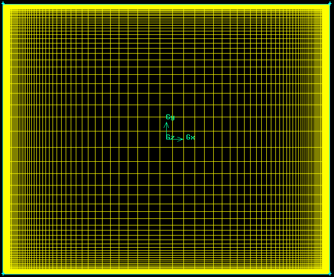 h (W/m 2 K) 5,00 4,00 3,00 2,00 1,00 0,00 0 1 2 3 4 5 Grid örneği Şekil 3. 4 Üç boyutlu çözüm ağı denemelerinde elde edilen taşınım katsayıları Aynı boyutlarda (1.8 x 2.85 x 1.