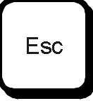 ESC TUŞU: (Escape) Programlardan çıkış için