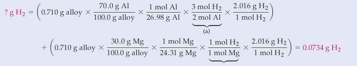 %30 Mg ve %70 Al dan oluşan bir alaşımın 0.