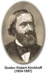 *1845: Gustav Robert Kirchhoff Devre analizi olan Bir noktaya giren ve çıkan akımların toplamı sıfırdır.