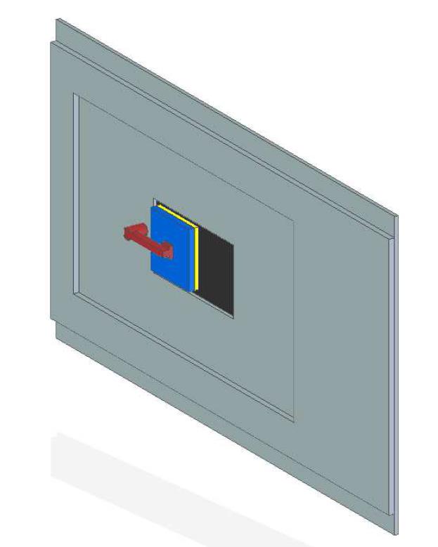 Tests of a pnccd coupled with CsI