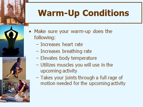 Hareketlilik Antrenman Yöntemi Isınma (warm up) Protokolleri: Genel Isınma, Daha ağır