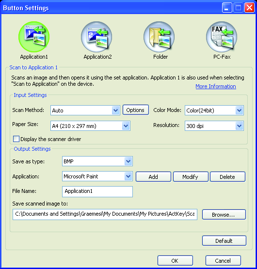 ActKey yardımcı programı ActKey yardımcı programı yalnızca Windows u destekler. Tarayıcı sürücüsünü yüklemeniz gerekir.