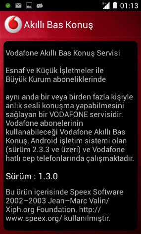 Anons süresinde bu tuş basılı tutulmalıdır.