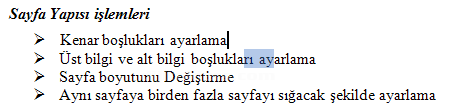 Eğer boşluk karakterini yoksay seçeneği seçilrse kelimeler arasındaki boşluk yok sayılarak kelşmeler