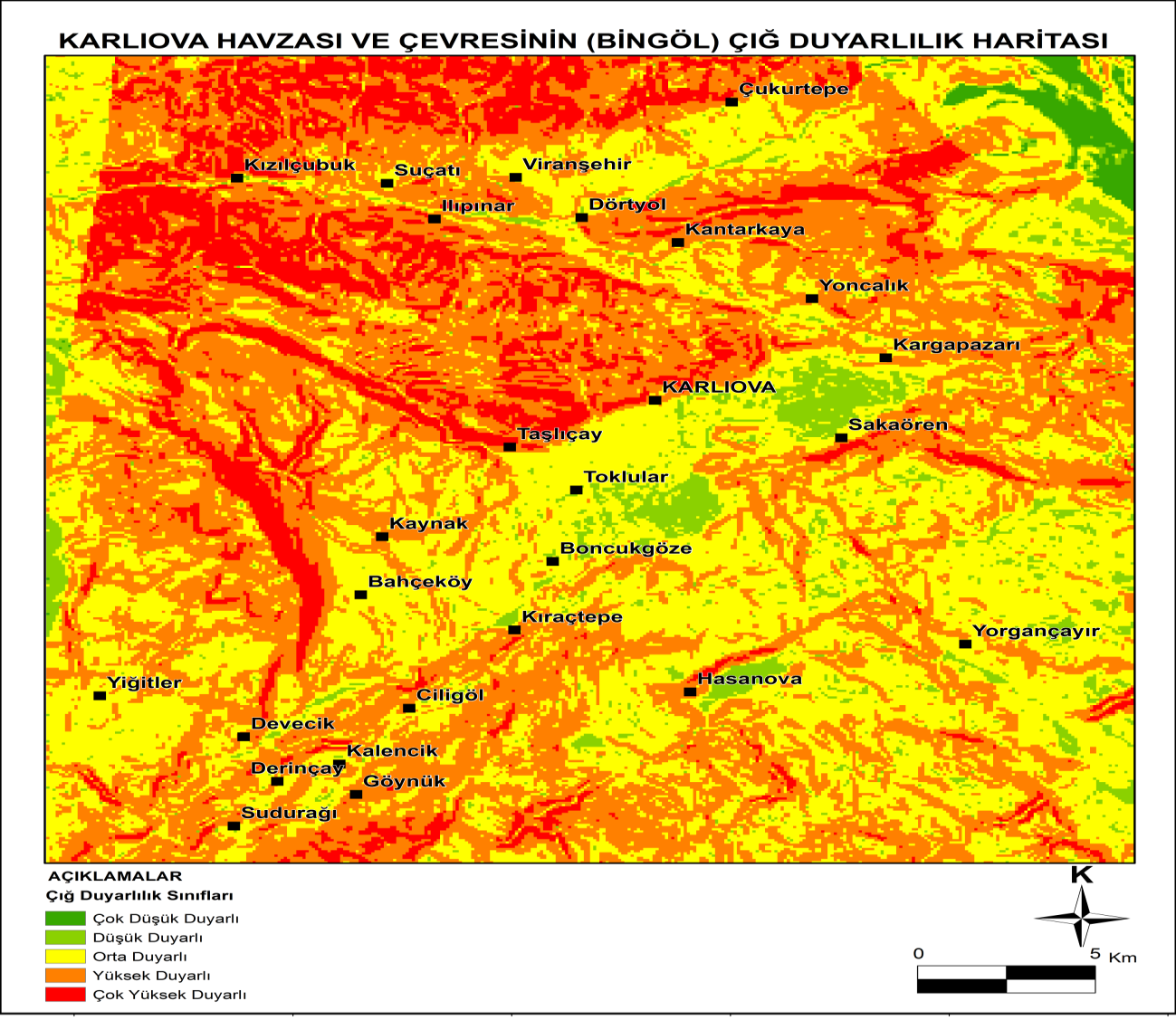 Karlıova Havzası nda (Bingöl) Doğal Ortam Özelliklerinden Kaynaklanan Sorunlar ve Çözüm Önerileri 229 Şekil 11.