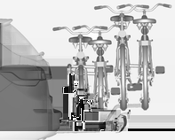 72 Eşya saklama ve bagaj bölümleri Dört bisiklet için arkadaki taşıyıcı sistem (Flex-Fix System) Arkadaki taşıyıcı sistem (Flex-Fix sistemi) size, araç tabanına entegre edilmiş ve dışarı çekilebilir