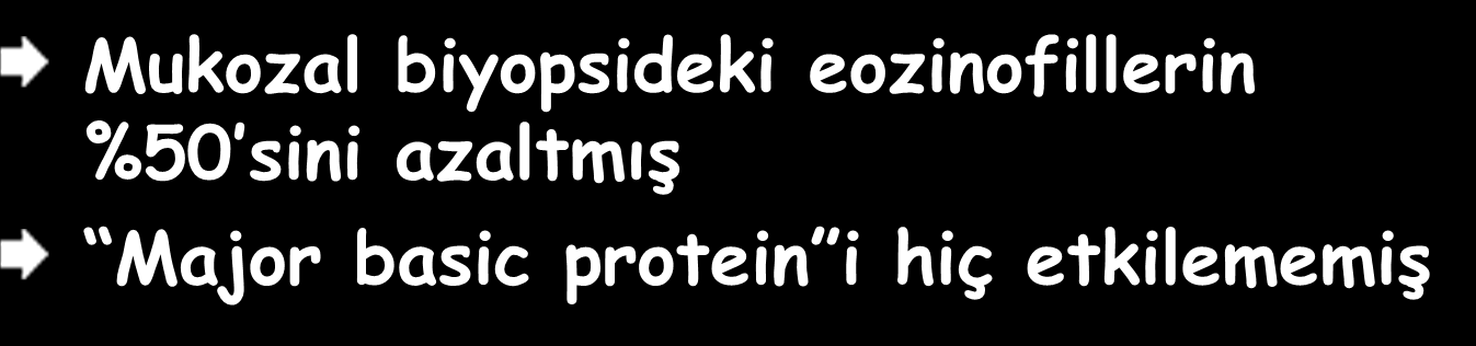 Hafif astımlı hastalar Anti IL-5 Humanize monoklonal anti IL-5 Allerjen provokasyonu Balgamda eozinofil Kanda