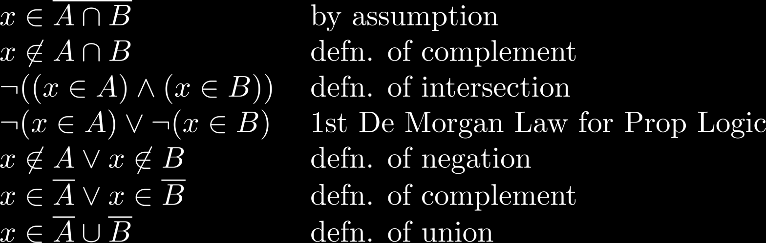 İkinci De Morgan Kuralının İspatı