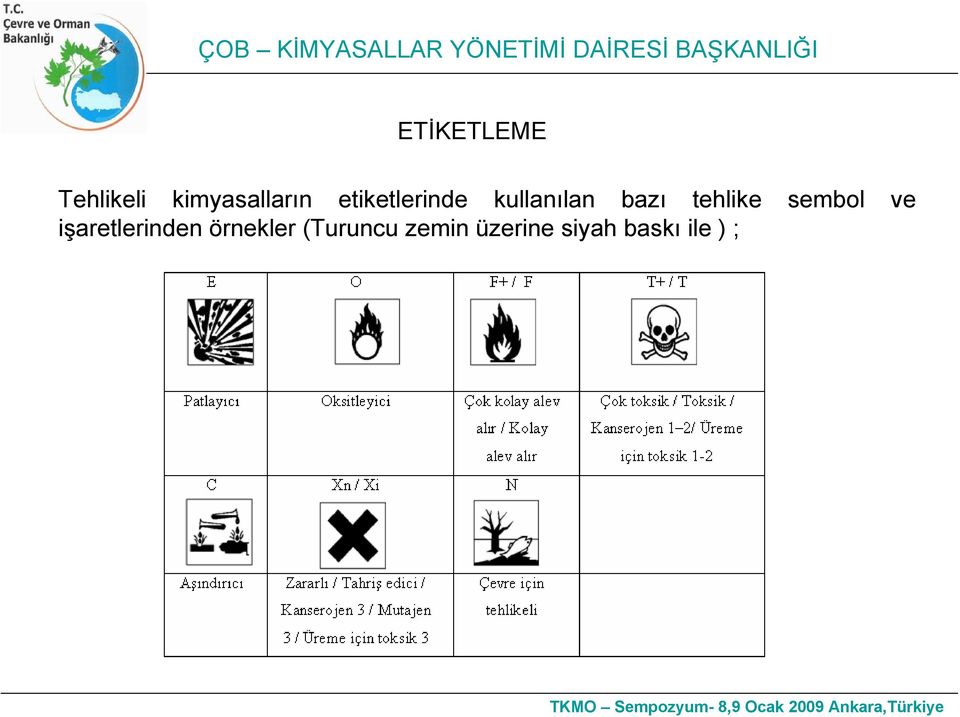 sembol ve işaretlerinden örnekler