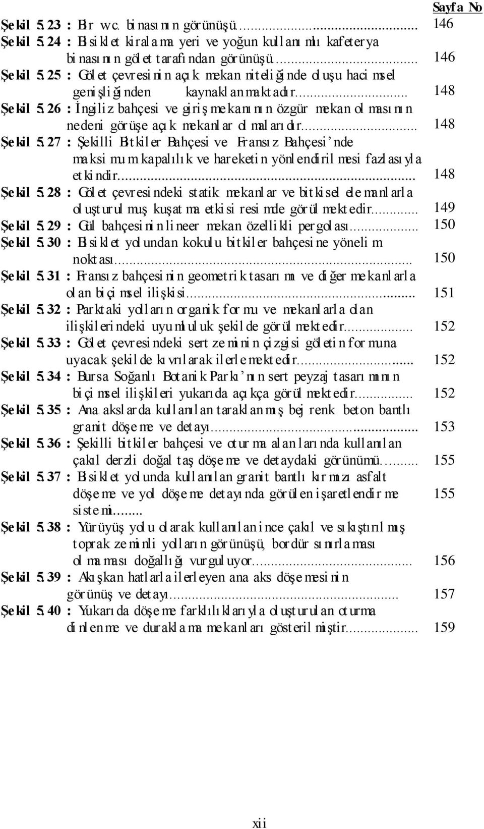 40 : İngiliz bahçesi ve giriş mekanı nı n özgür mekan ol ması nı n nedeni görüşe açı k mekanl ar ol mal arı dır.