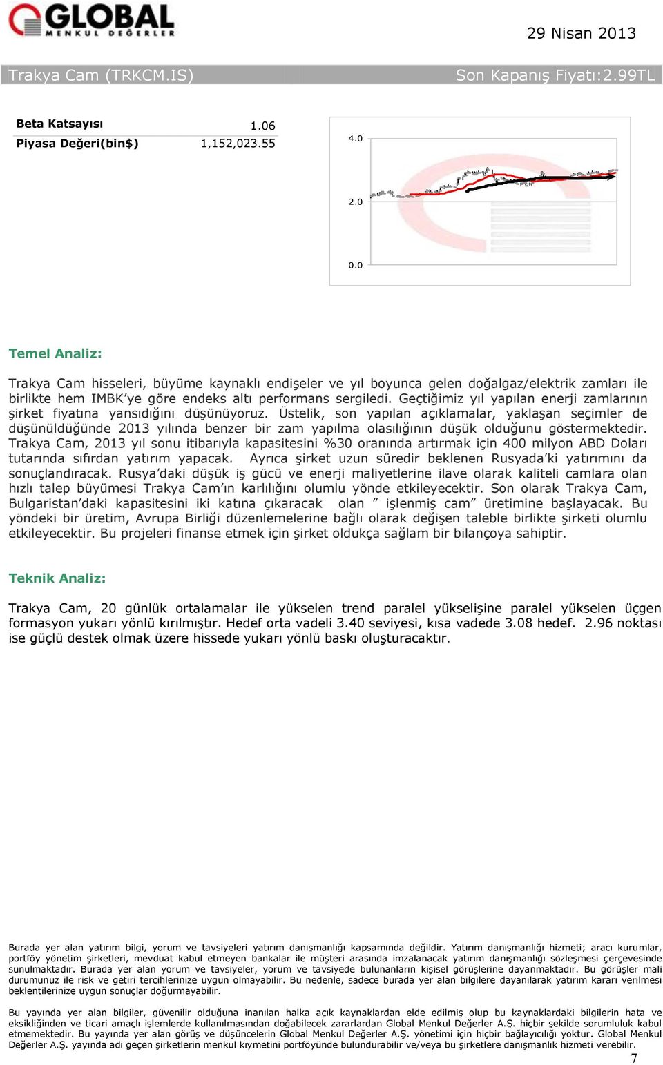 Geçtiğimiz yıl yapılan enerji zamlarının şirket fiyatına yansıdığını düşünüyoruz.