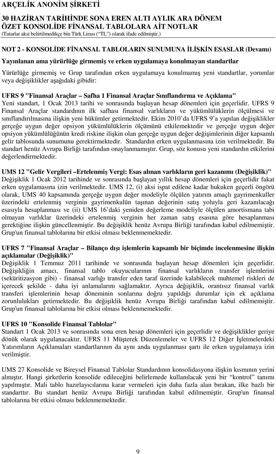 ve sonrasında başlayan hesap dönemleri için geçerlidir.