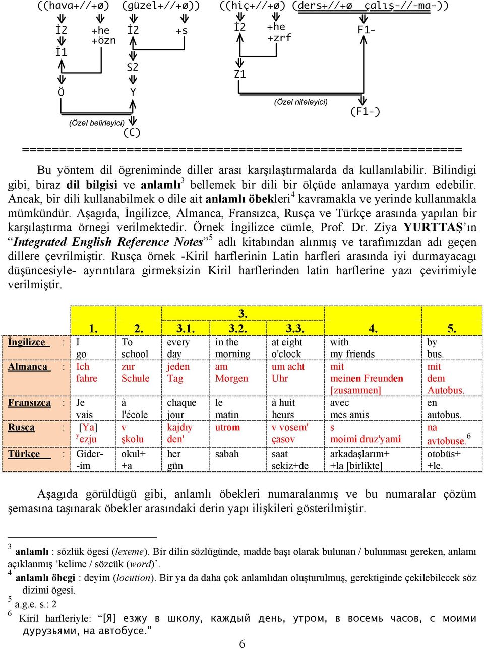 Ancak, bir dili kullanabilmek o dile ait anlamlı öbekleri 4 kavramakla ve yerinde kullanmakla mümkündür.