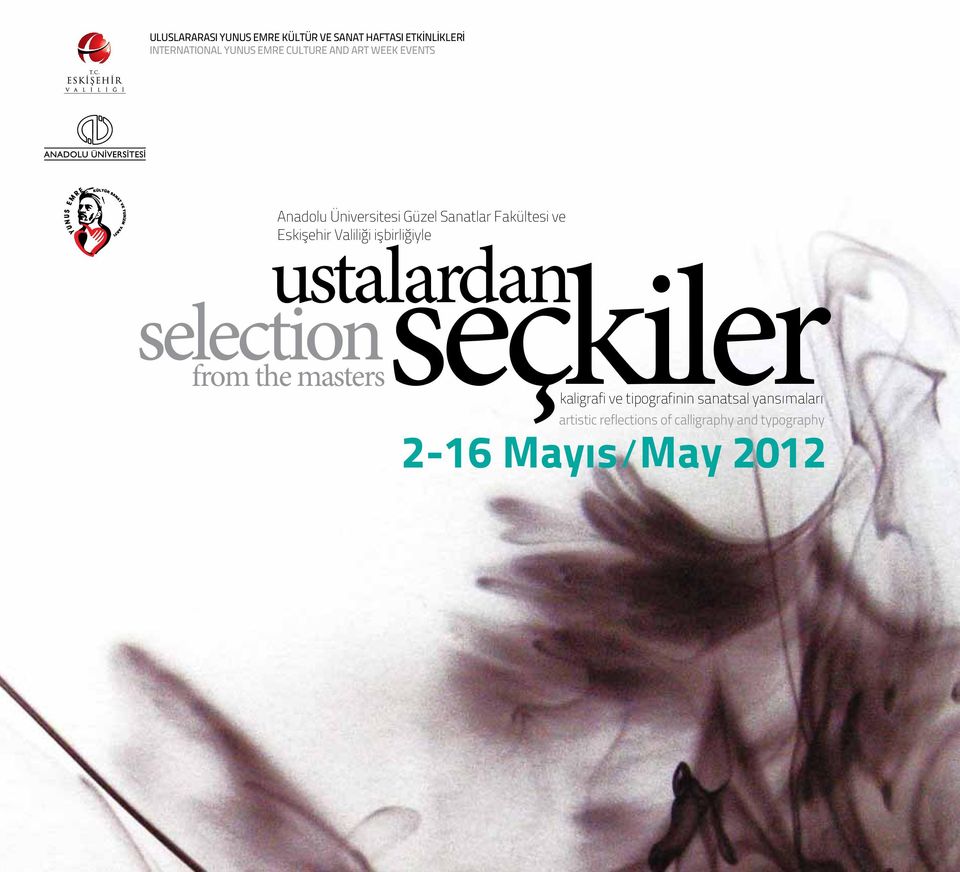 Valiliği işbirliğiyle ustalardan selection from the masters seçkiler kaligrafi ve