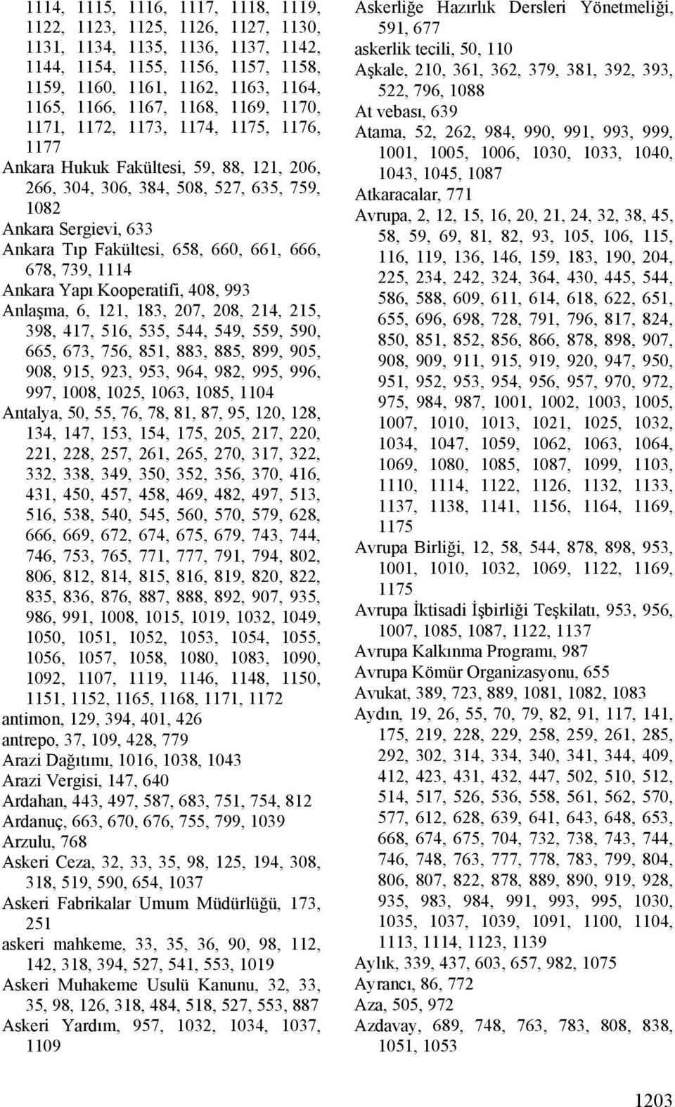 661, 666, 678, 739, 1114 Ankara Yapı Kooperatifi, 408, 993 Anlaşma, 6, 121, 183, 207, 208, 214, 215, 398, 417, 516, 535, 544, 549, 559, 590, 665, 673, 756, 851, 883, 885, 899, 905, 908, 915, 923,