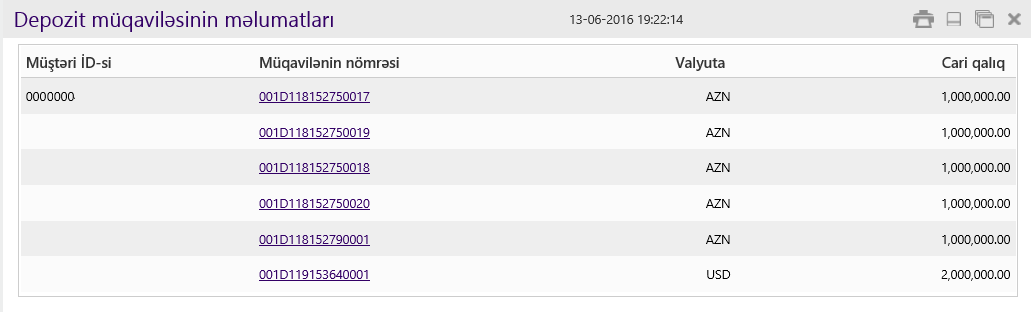 Hesabdan çıxarışın yadda saxlanması Bu əməliyyat hesabdan çıxarışın istifadəçinin kompüterində saxlanması üçün nəzərdə tutulub.