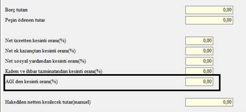 8- İcra Giriş Ekranı (118002) nda Sıra No alanında sadece seçili olan personele ait icra dosyalarının listelenmesi sağlanmıştır.