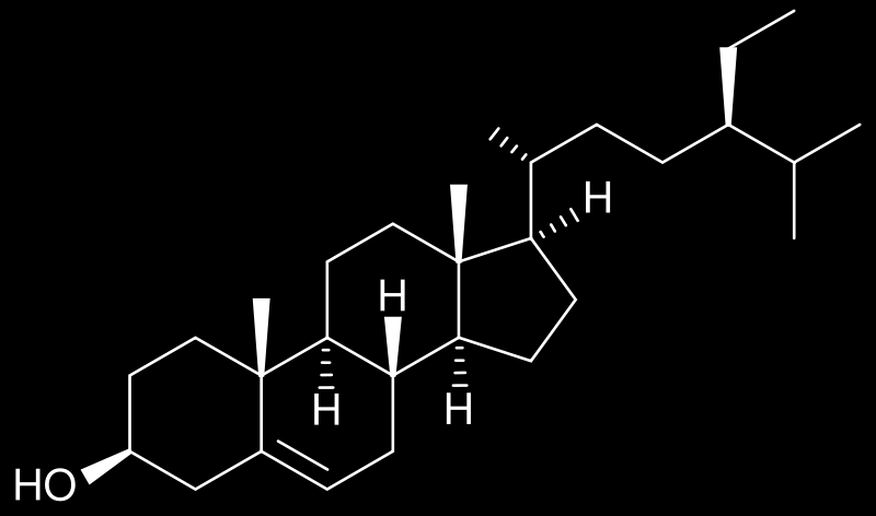 134 4α-desmetil steroller : β-sitosterol β-sitosterol * Δ-5-avenasterol kampesterol Bu grubun başlıca üyeleri Stigmasterol