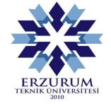 Adı: Soyadı: Numara: Bölümü: Erzurum Teknik Üniversitesi Mühislik Mimarlık Fakültesi Bilgisayar Programlama Dersi Final Sınavı 06.01.