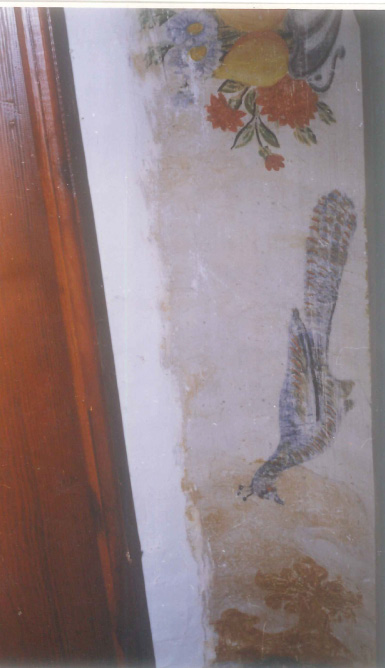 Çizim No 4 Nizamoğlu Konağı Kapı Süslemesi 9- Duvar Süslemeleri Geç dönem Yozgat evlerinde kalem işi tekniğinin en belirgin örneklerini çok fazla örnek ile Nizamoğlu Konağı, Paşa nın Evi, Hatice
