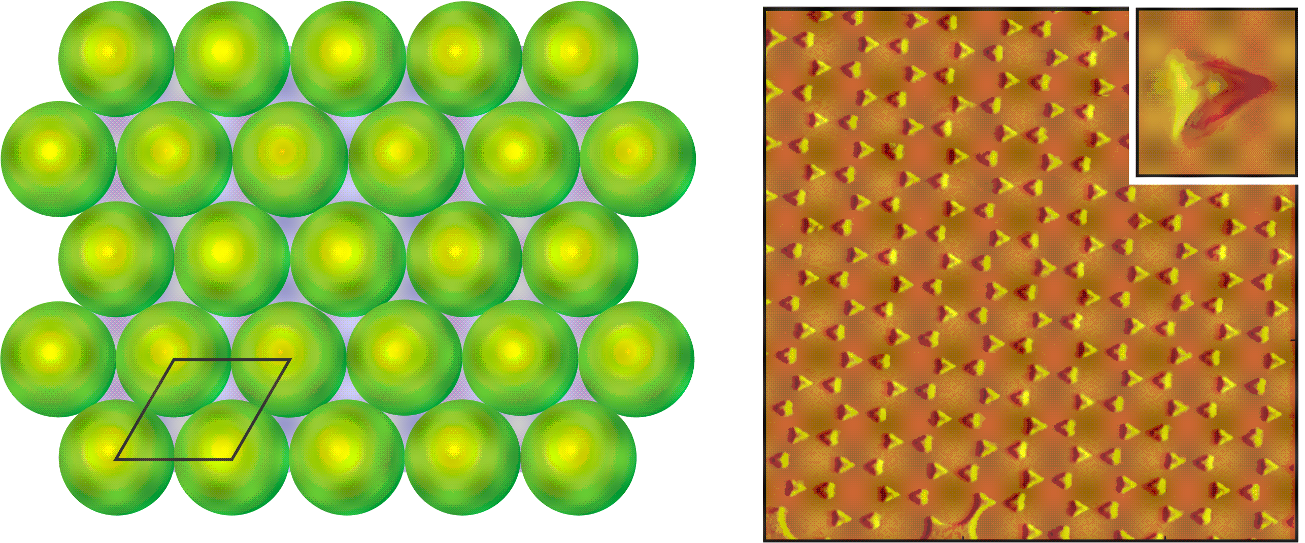 Atomic Force Microscope Image 125 nm Hole