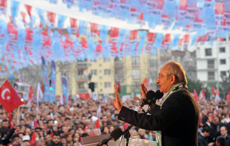1 Genel Başkan Kemal Kılıçdaroğlu, Bursa Mitinginde konuştu. Tarih : 01.03.2014 CHP Genel Başkanı Kılıçdaroğlu : Hiç kimse endişe duymasın.