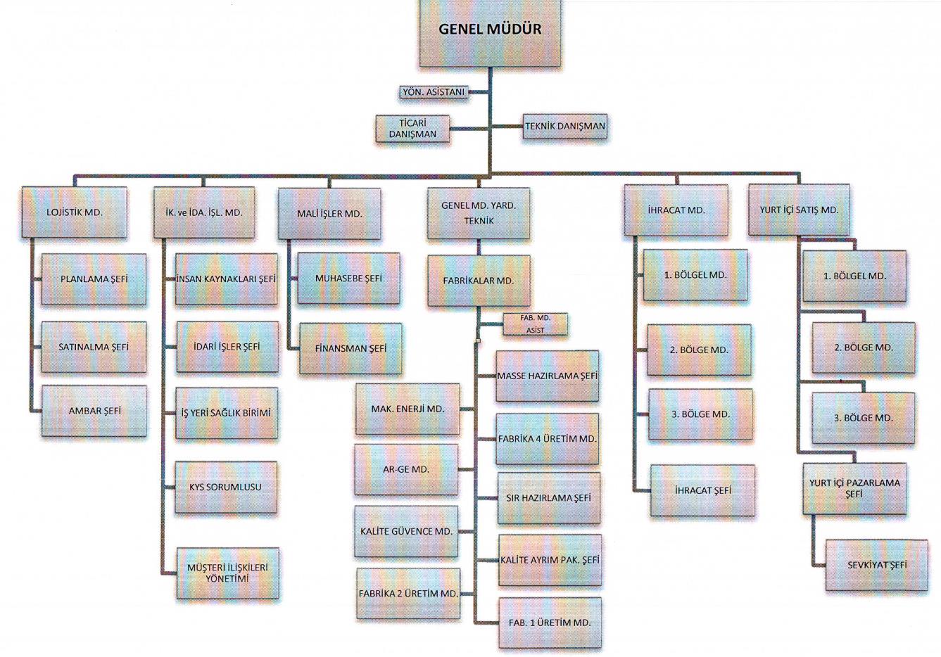 Sayfa No: 11 8- Şirket Faaliyetleri ve Faaliyetlere İlişkin Önemli Gelişmeler Organizasyon Yapımız Yatırım Faaliyetlerimiz Şirketimizin 10.01.