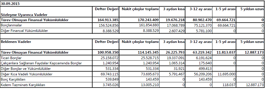 Sayfa No: 25 doğru olarak elde etmek için gerekli tüm çabaları gösterdiğimizi ve yapılan bu açıklamalardan sorumlu olduğumuzu beyan ederiz.