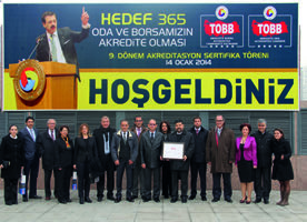2014 BODTO HABERLER Bodrum Ticaret Odası A Sınıfı Oda Oldu Türkiye Odalar ve Borsalar Birliği (TOBB) bünyesinde sürdürülen oda ve borsaların akreditasyon çalışmalarında, Bodrum Ticaret Odası 4