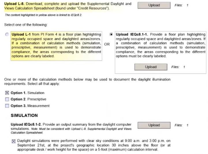 LEED: IEQ Credit 8.