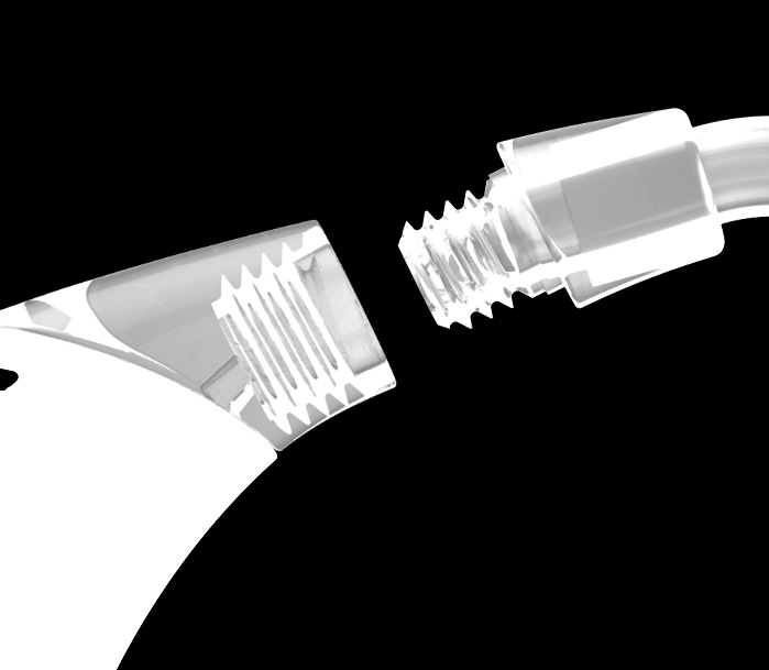 Buna ek olarak, ThinTube Adaptörü ile Motion S primax modeli ve diğer bir çok işitme cihazı modeli ile uyumludur. Bağlantı Kabine sıkıca bağlı.