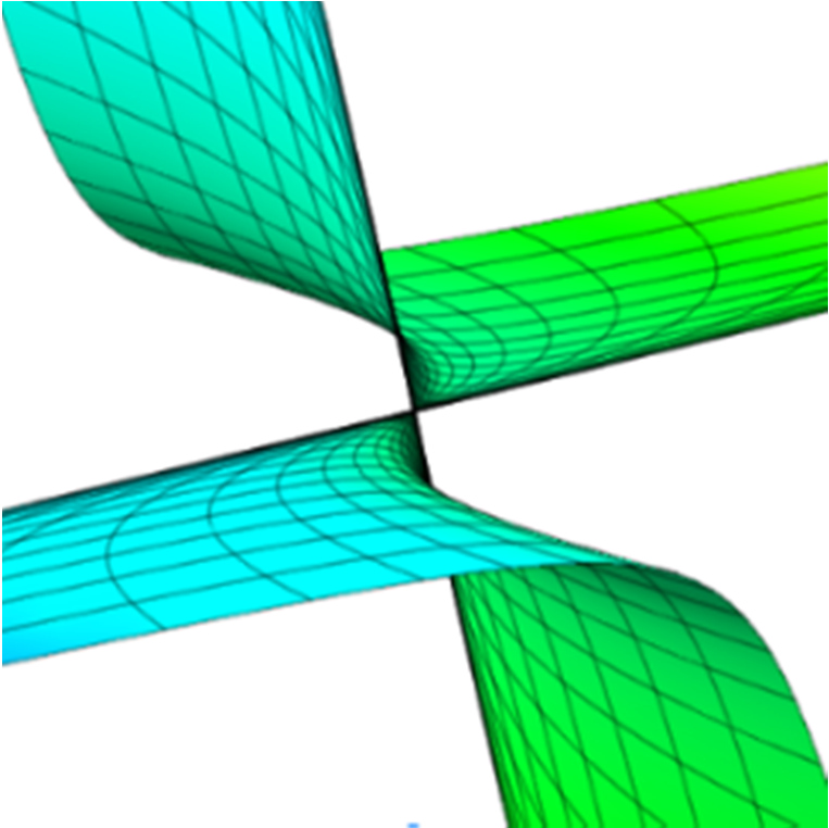 beauty of simplicity Spacelike maximal B2 surface Timelike minimal B2 surface Spacelike maximal B3 surface Timelike minimal B3 surface by E.