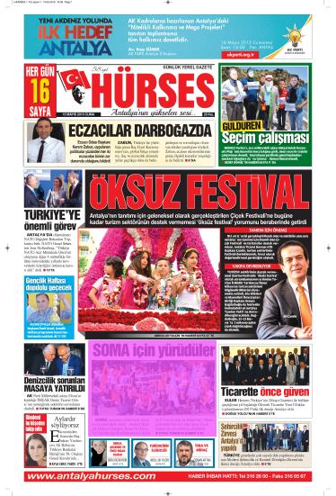 HÜRSES ANTALYA Tarih : 15.05.