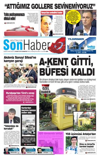 ANTALYA SON Tarih : 26.03.