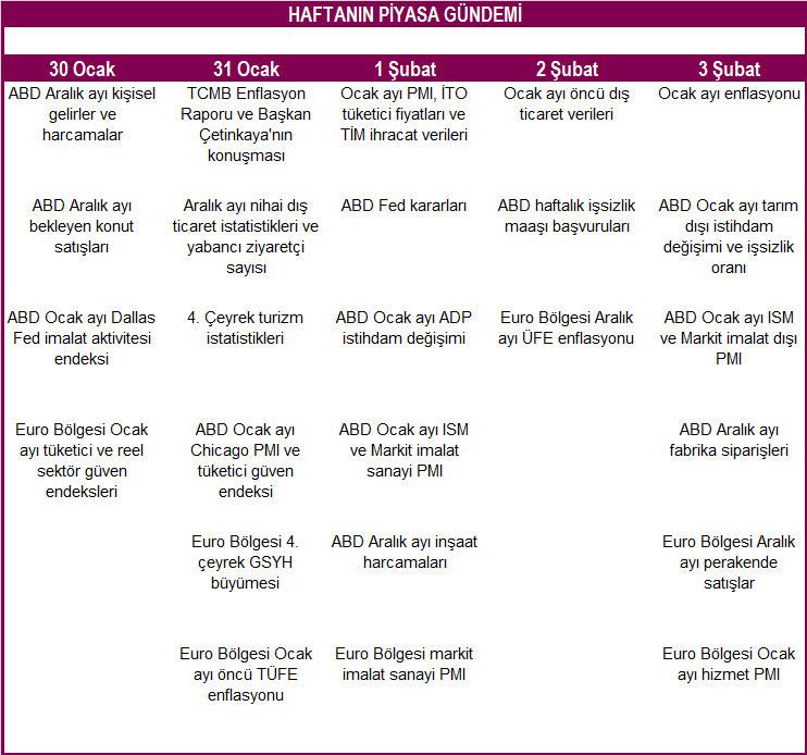 Bu rapor, QNB Finansbank Hazine Bölümü ekonomistleri tarafından müşterilerini bilgilendirmek amacıyla düzenlenmiştir.