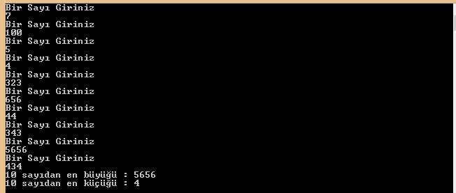 if (i % 7 == 0) toplam = toplam + i; Console.WriteLine(i); sayac++; Console.